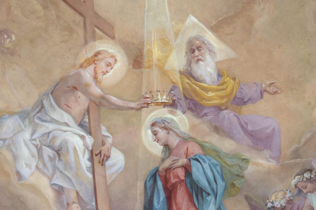 Trinity with Virgin Mary, Church of Santa Maria Assunta, Bussoleno