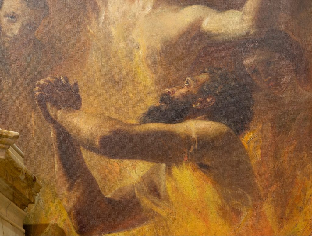 Madonna delle Anime Purganti, detail